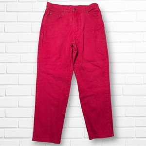 Vintage Style and Co Red Jeans 12P